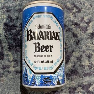 Schmidt’s Bavarian beer empty collectible can
